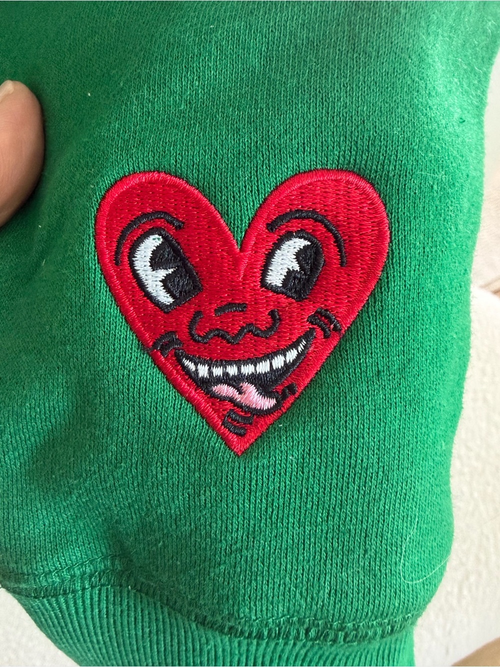 Keith Haring Unisex Medium Hoodie like new - Picture 3 of 6